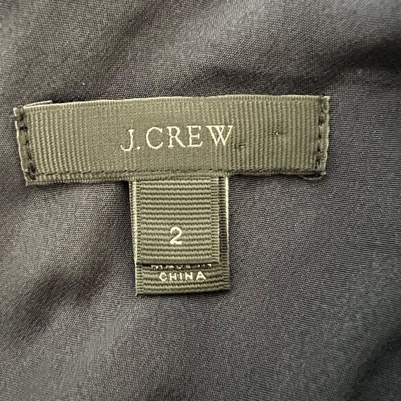 J Crew Womens Vineyard Jacquard A Line Dress Blue Green Sleeveless size 2 - Picture 8 of 11